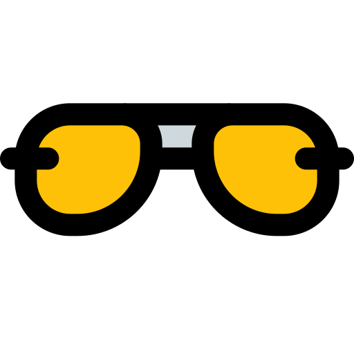 sonnenbrille Pixel Perfect Lineal Color icon