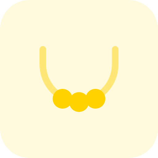 Necklace Pixel Perfect Tritone icon