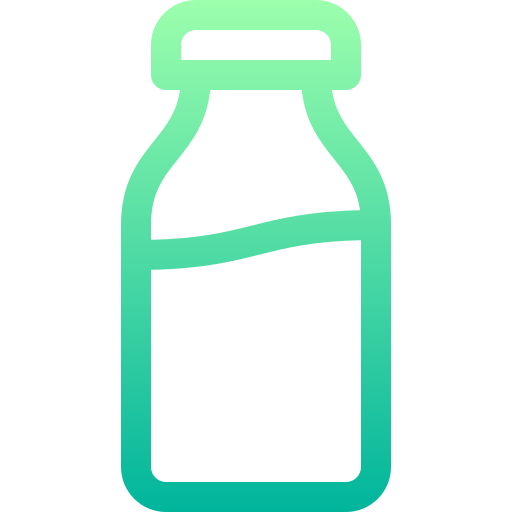 Milk Basic Gradient Lineal color icon