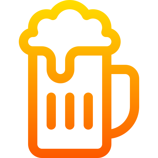 bier Basic Gradient Lineal color icoon