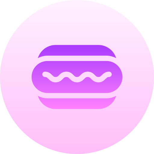 hot dog Basic Gradient Circular icona