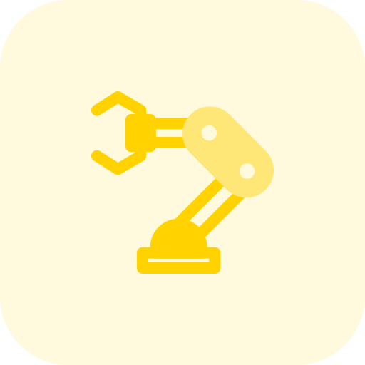 brazo robótico Pixel Perfect Tritone icono