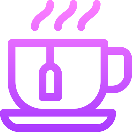 Tea Basic Gradient Lineal color icon