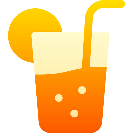 Orange juice Basic Gradient Gradient icon