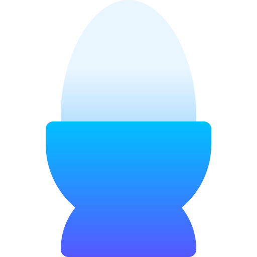 uovo sodo Basic Gradient Gradient icona