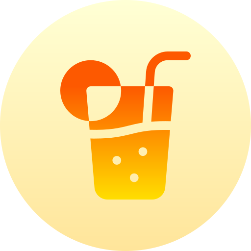 orangensaft Basic Gradient Circular icon