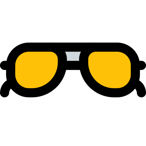 gafas de sol Pixel Perfect Lineal Color icono