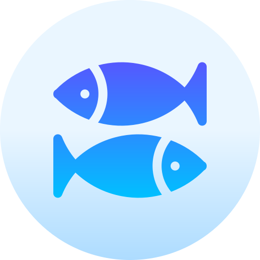 Fish Basic Gradient Circular icon