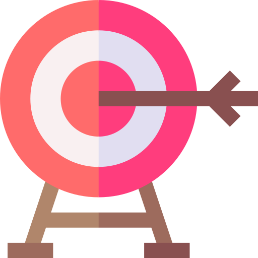 Dart board Basic Straight Flat icon