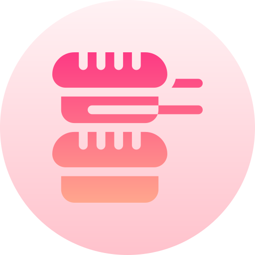 寿司 Basic Gradient Circular icon
