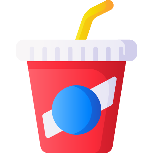 Cola 3D Basic Gradient icon