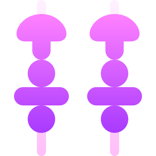 szaszłyki Basic Gradient Gradient ikona