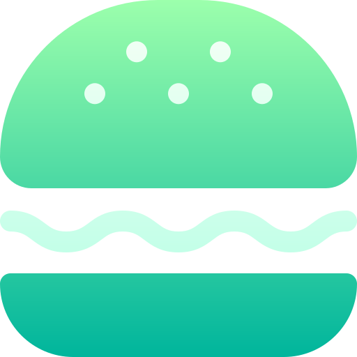 burger Basic Gradient Gradient Icône