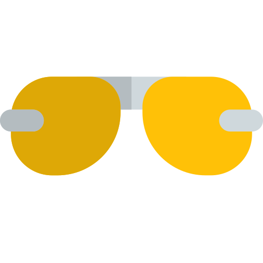 zonnebril Pixel Perfect Flat icoon
