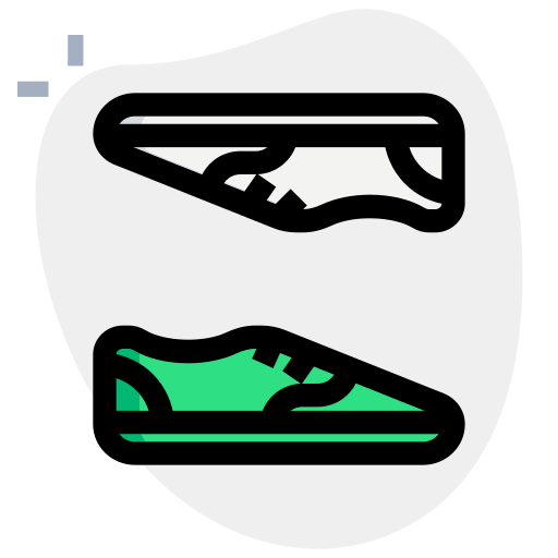 zapatos para correr Generic Rounded Shapes icono