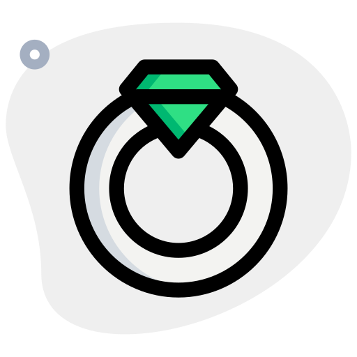 diamant-ring Generic Rounded Shapes icon