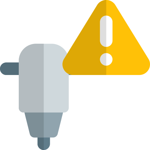 Warning sign Pixel Perfect Flat icon