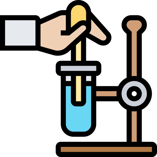 reagenzglas Meticulous Lineal Color icon