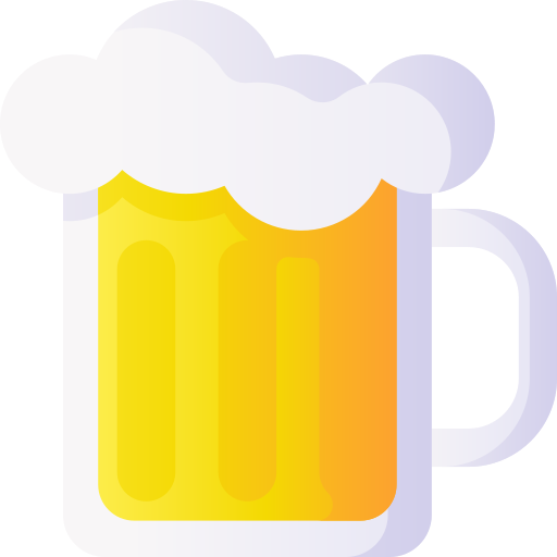 Beer mug 3D Basic Gradient icon