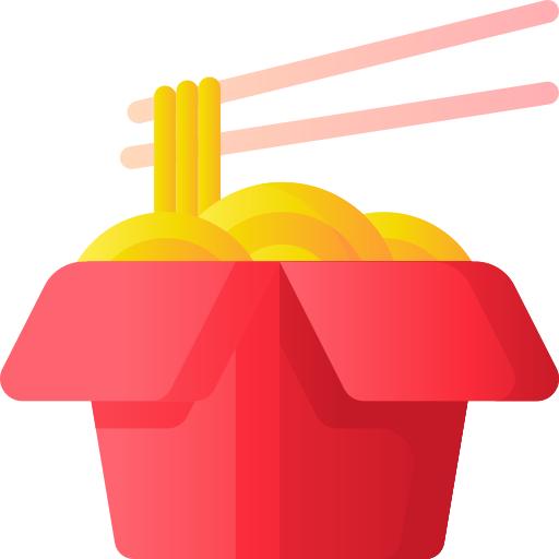 Noodles 3D Basic Gradient icon