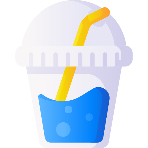 boisson froide 3D Basic Gradient Icône