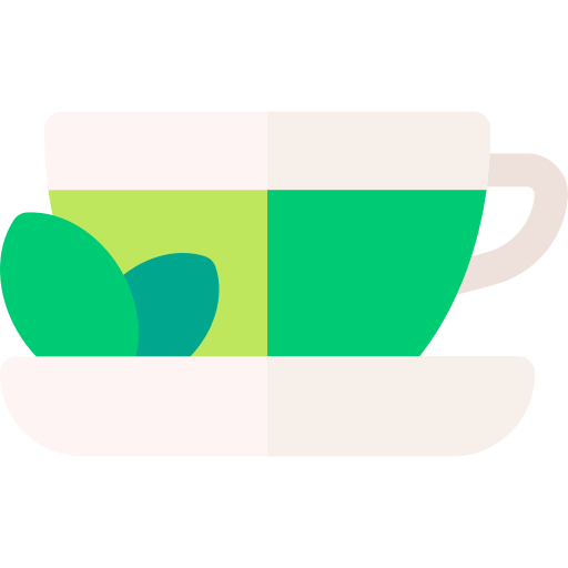 tè verde Basic Rounded Flat icona