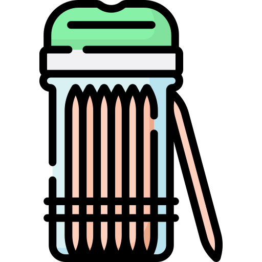 palillo de dientes Special Lineal color icono