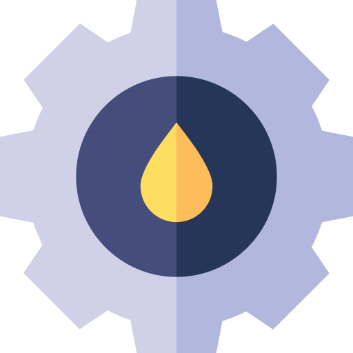 Oil industry Basic Straight Flat icon
