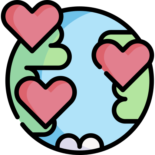 지구 행성 Special Lineal color icon