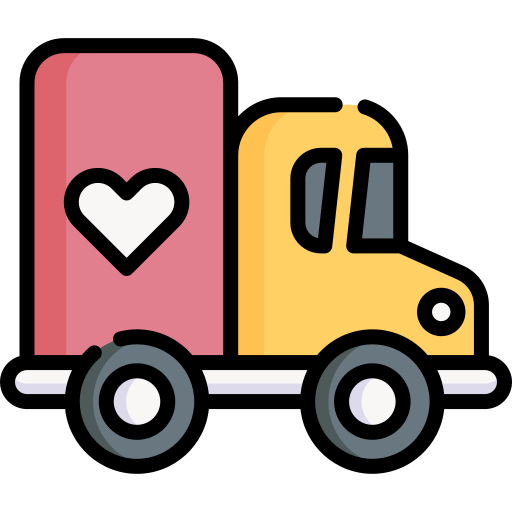 Delivery truck Special Lineal color icon