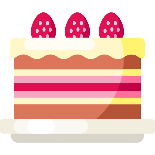 Cake Special Shine Flat icon