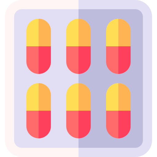 pilules Basic Rounded Flat Icône