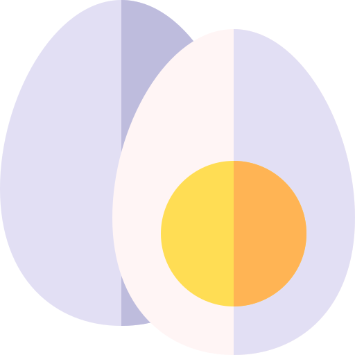 huevo duro Basic Rounded Flat icono
