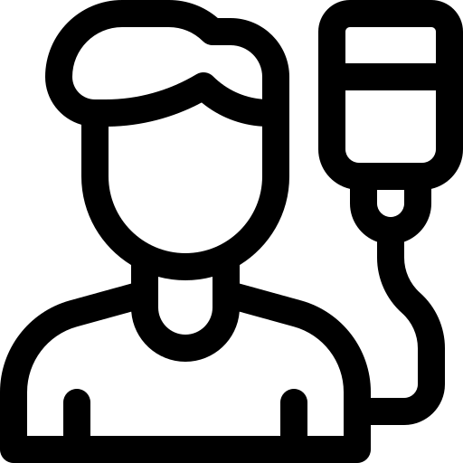 pacjent Basic Rounded Lineal ikona