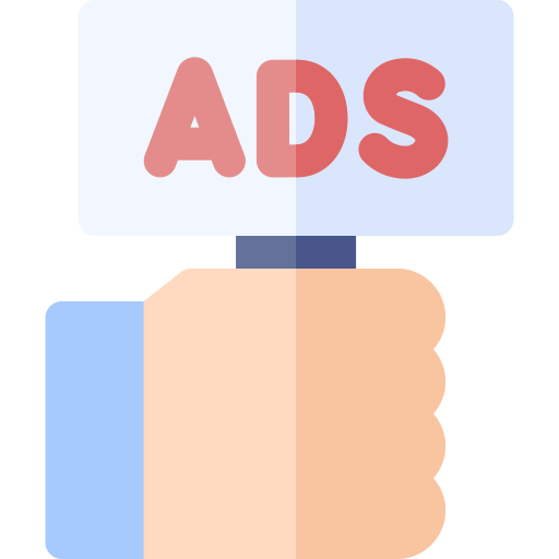 広告 Basic Rounded Flat icon