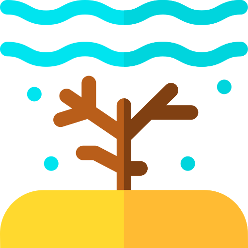 rafa koralowa Basic Rounded Flat ikona