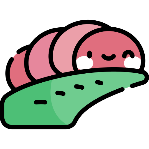 gusano de maguey Kawaii Lineal color icono