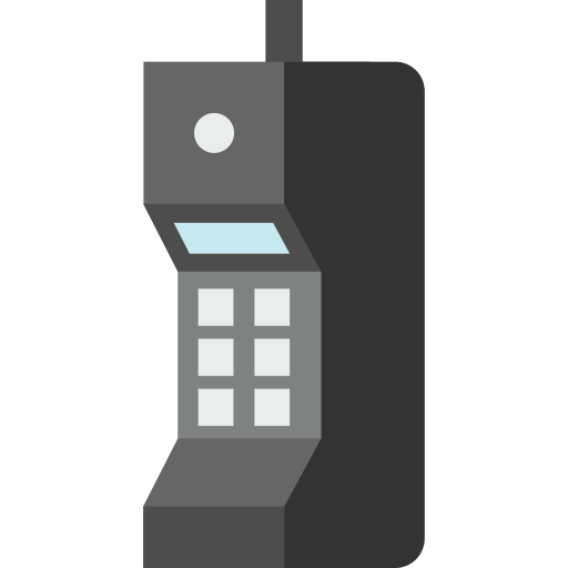 Mobile phone Basic Straight Flat icon