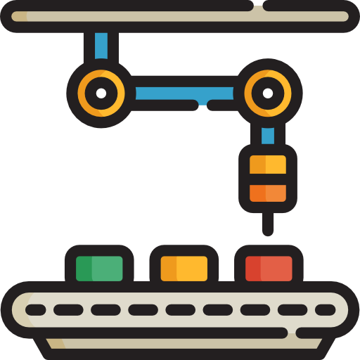 산업용 로봇 Special Lineal color icon