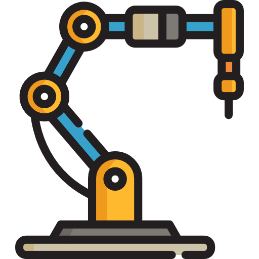 産業用ロボット Special Lineal color icon