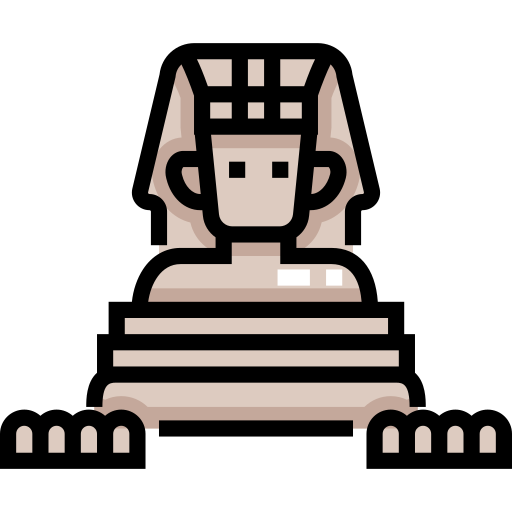 sphinx Detailed Straight Lineal color icon