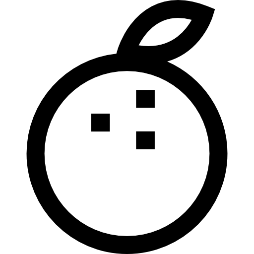 タンジェリン Basic Straight Lineal icon