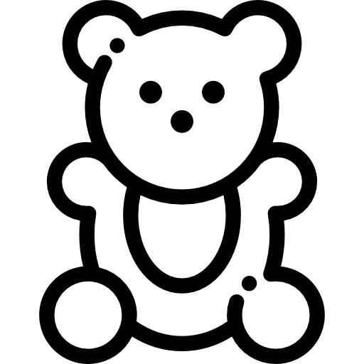 teddybär Detailed Rounded Lineal icon