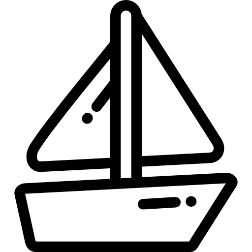 Boat toy Detailed Rounded Lineal icon