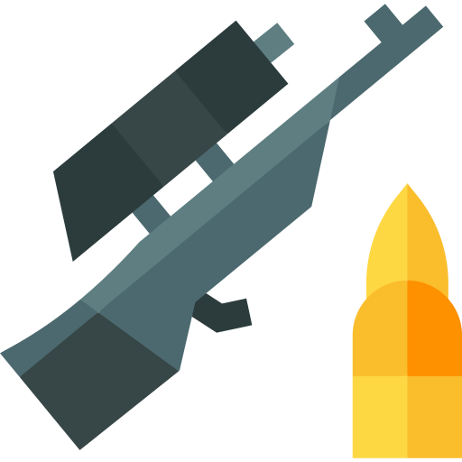 Sniper Basic Straight Flat icon