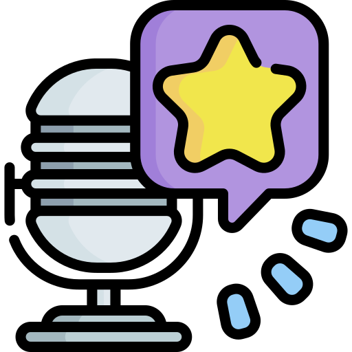 Podcast Special Lineal color icon