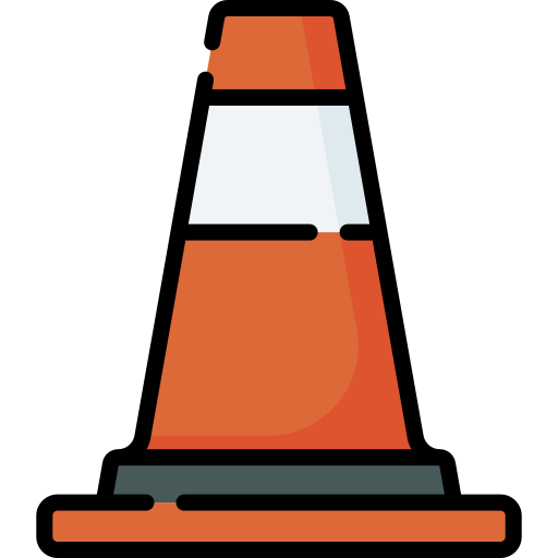 cone de tráfego Special Lineal color Ícone