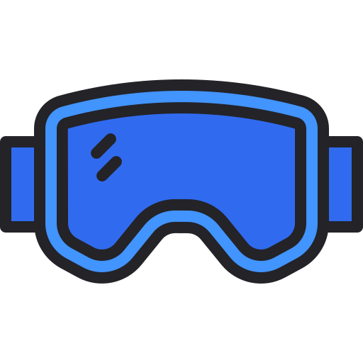 Goggles Generic Outline Color icon
