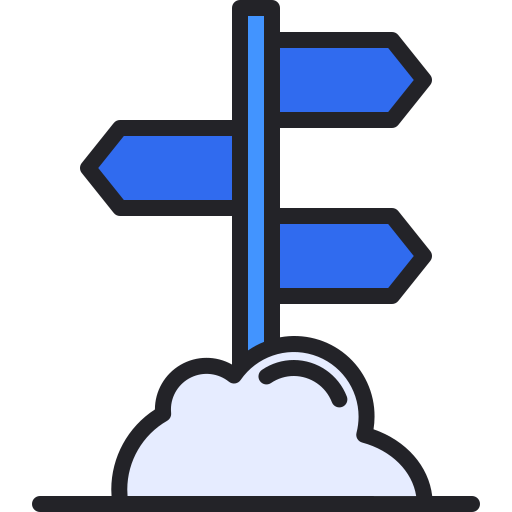 Post sign Generic Outline Color icon