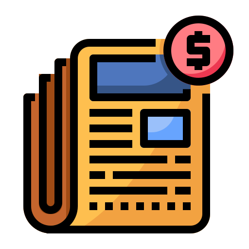 newsletter Generic Outline Color icon